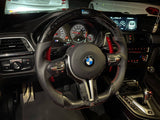 BMW D Shape LED Steering Wheel with Carbon Fiber for F series