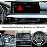 BMW X5 X6 E70 E71 CIC  Panoramic Android Navigation System 12" Size