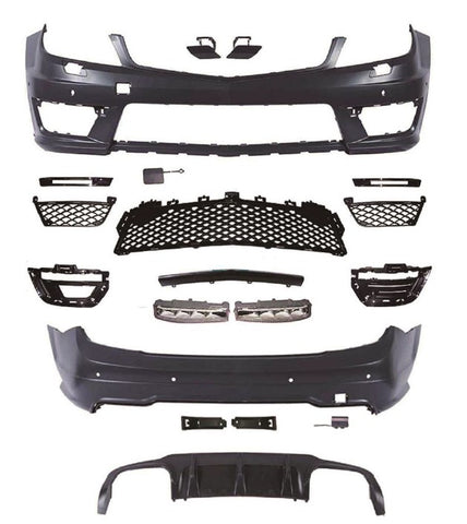 Mercedes C Class W204 C63 Body Kit