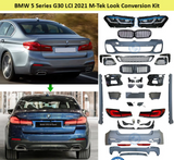 BMW 5 Series G30 (2017-2020), Full Body Kit Conversion Upgrade to 2021 M-Tek Look