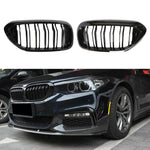 BMW G30 Front Grill Double Line Black Glossy