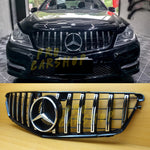 Mercedes C Class W204 Front Grille GT Look