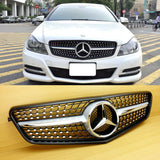 Mercedes C Class W204 Front Grille Diamond Look
