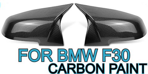 Mirror Covers For BMW F30 Carbon Paint M Style