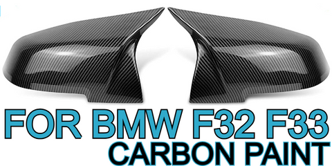 Mirror Covers For BMW F32 F33 Carbon Paint M Style