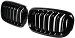BMW E90 LCI Front Grill Double Line Black Glossy