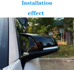 Mirror Covers For BMW F30 Glossy Black  M Style