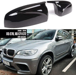 Mirror Covers For BMW X5 X6 E70 E71 Glossy Black M Style