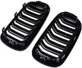 BMW E92 E93  LCI Front Grill Double Line Black Glossy