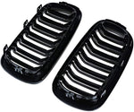 BMW E60 Front Grill Double Line Black Glossy