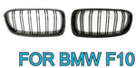BMW F10  Front Grill Double Line Black Glossy