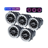 MERCEDES C-CLASS/GLC-CLASS W205/W253 2015-UP FRONT AC VENT GRILLE SET (64 COLORS)