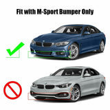Front Bumper Lip For BMW F32 F33 F36 4 Series M Sport 2014-2020 435i Glossy Black