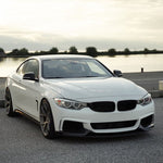 Front Bumper Lip For BMW F32 F33 F36 4 Series M Sport 2014-2020 435i Glossy Black