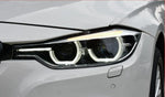 BMW F30 HEADLIGHT LED Look Upgrade from Normal