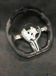 BMW D Shape LED Steering Wheel with Carbon Fiber for F series