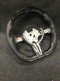 BMW D Shape LED Steering Wheel with Carbon Fiber for F series