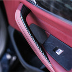 Carbon Style  Interior Door Handles for BMW 5 Series G30