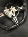 BMW D Shape LED Steering Wheel with Carbon Fiber for F series