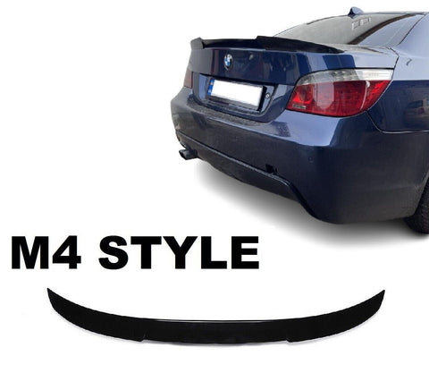 BMW E60 Glossy Black M4 Trunk Spoiler